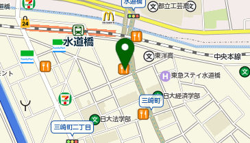 メガネスーパー水道橋店の地図画像