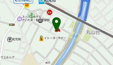 メガネスーパー和光イトーヨーカドー前店の地図画像