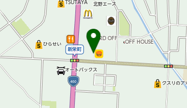メガネスーパー新発田店の地図画像