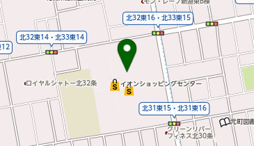 メガネスーパーコンタクト イオン札幌元町店の地図画像