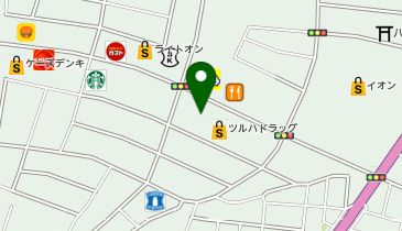 メガネスーパー福島矢野目店の地図画像