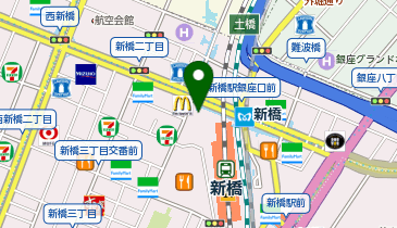 メガネスーパーコンタクト新橋駅前SL広場店の地図画像