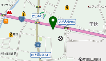 メガネスーパー長岡イオン前店の地図画像