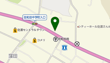 メガネスーパー佐渡佐和田店の地図画像