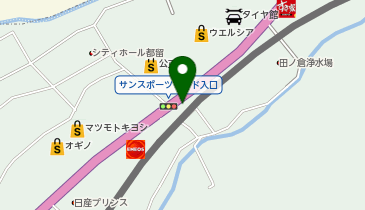メガネスーパー都留・田野倉店の地図画像