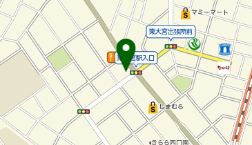 メガネスーパー東大宮店の地図画像