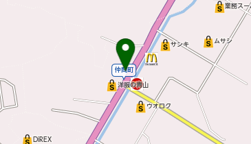 メガネスーパー村上店の地図画像