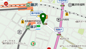 メガネスーパー藤沢南口店の地図画像