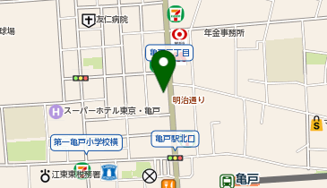 メガネスーパー亀戸店の地図画像