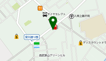 メガネスーパー入間店の地図画像