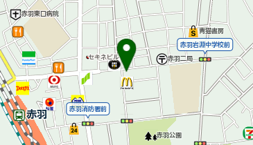 メガネスーパー赤羽LaLaガーデン店の地図画像