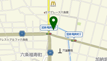メガネスーパー岐阜加納店の地図画像