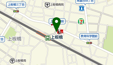 メガネスーパー上板橋駅前店の地図画像