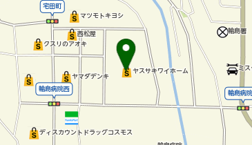 メガネスーパー輪島ワイプラザ店の地図画像
