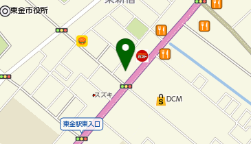 メガネスーパー東金店の地図画像