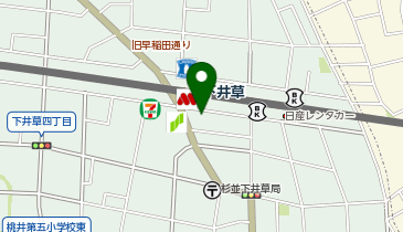 メガネスーパー下井草店の地図画像