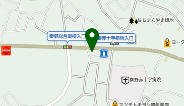 メガネスーパー秦野南が丘店の地図画像