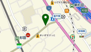 メガネスーパー杉田店の地図画像