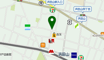 メガネスーパー浜田山店の地図画像