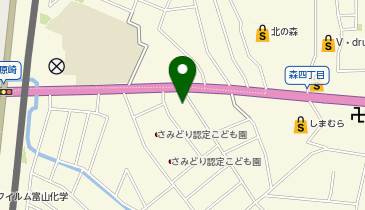 メガネハウス富山岩瀬店の地図画像