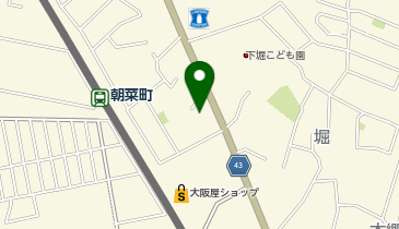 メガネハウス富山下堀店の地図画像