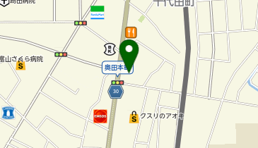 メガネハウス富山奥田店の地図画像