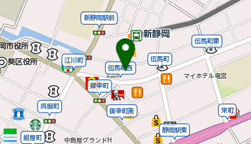 メガネスーパーコンタクト 新静岡駅前店の地図画像