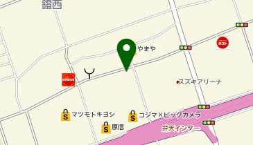 メガネスーパー新潟紫竹山本店の地図画像