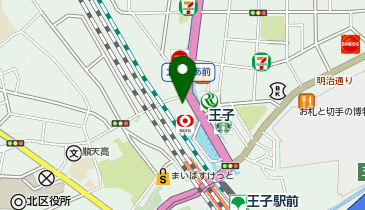 メガネスーパー王子店の地図画像