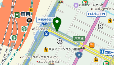 メガネスーパーヤエチカ店(八重洲地下街)の地図画像