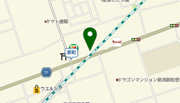 メガネスーパー新潟新和店の地図画像