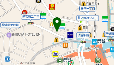 メガネスーパーコンタクト渋谷店の地図画像