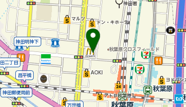 メガネスーパーコンタクト秋葉原駅前店の地図画像