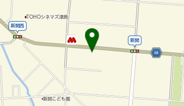 メガネスーパー津島店の地図画像