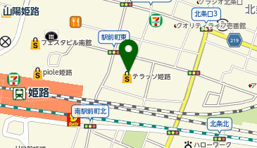 メガネスーパーテラッソ姫路店の地図画像