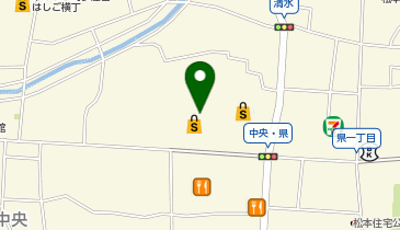 メガネスーパーコンタクトイオンモール松本店の地図画像