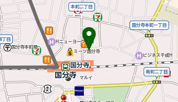 メガネスーパー国分寺店の地図画像