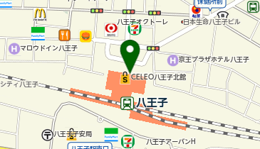 一風堂 セレオ八王子店の地図画像