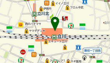 一風堂 ルミネ立川店の地図画像