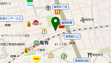 一風堂 亀有店の地図画像
