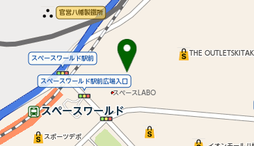 一風堂 THE OUTLETS KITAKYUSHU店の地図画像