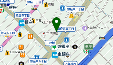 一風堂 銀座店の地図画像