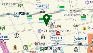 一風堂 仙台西口店の地図画像