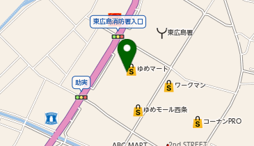 一風堂 ゆめモール西条店の地図画像