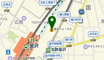 一風堂 金沢FORUS店の地図画像