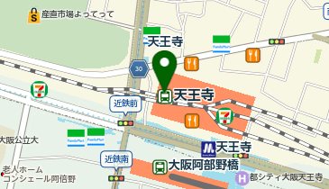 一風堂 天王寺ミオ店の地図画像