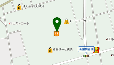 一風堂 ららぽーと横浜店の地図画像