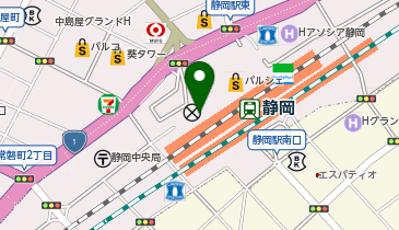 一風堂 JR静岡駅店の地図画像
