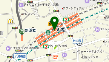 一風堂 JR浜松駅店の地図画像