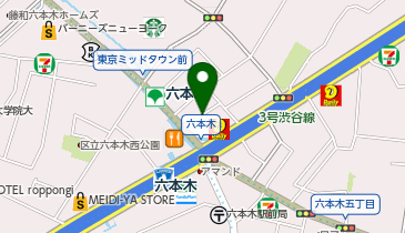 一風堂 六本木店の地図画像